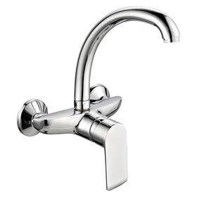 zinc faucet single lever hot/cold water wall-mounted kitchen mixer, sink mixer UN-20695A