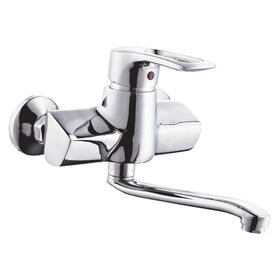 zinc faucet single lever hot/cold water wall-mounted kitchen mixer, sink mixer UN-20775
