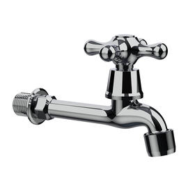 1/2' WALL-MOUNTED BASIN FAUCET, ABS CROSS HANDLE,CHROME  PLATE F1187