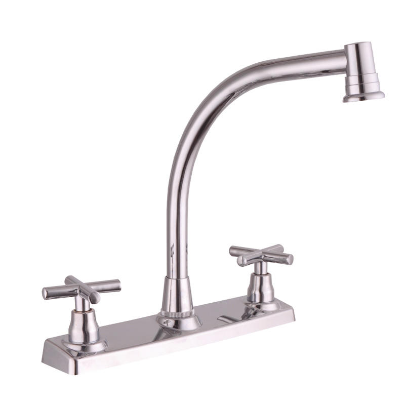 Professional customized Factory price dual handle kitchen faucet tap F8273X
