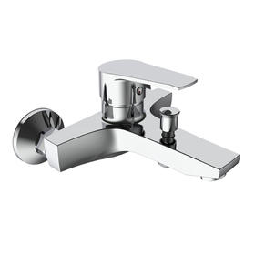 zinc faucet double handles hot/cold water wall-mounted bathtub mixer UN-20903