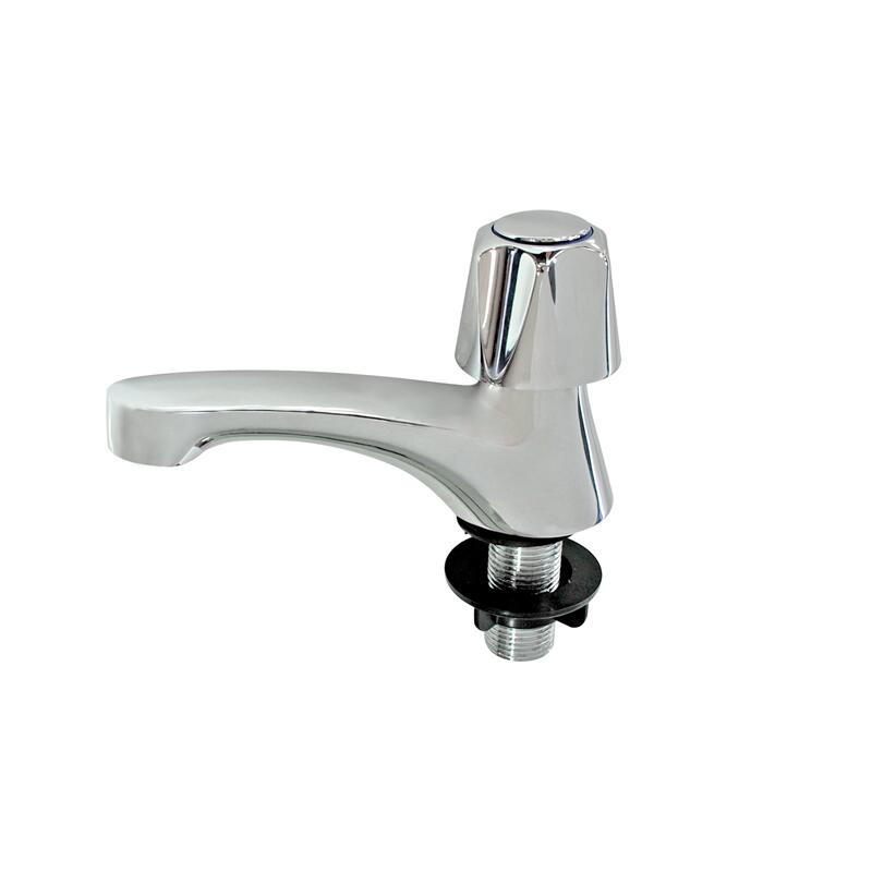 1/2' CHROME PLATED BRASS CASTING WATER BASIN, W/ZINC ALLOY HANDLE BRASS1/4TURN SINGLE LAVATORY BASIN FAUCETF1239R