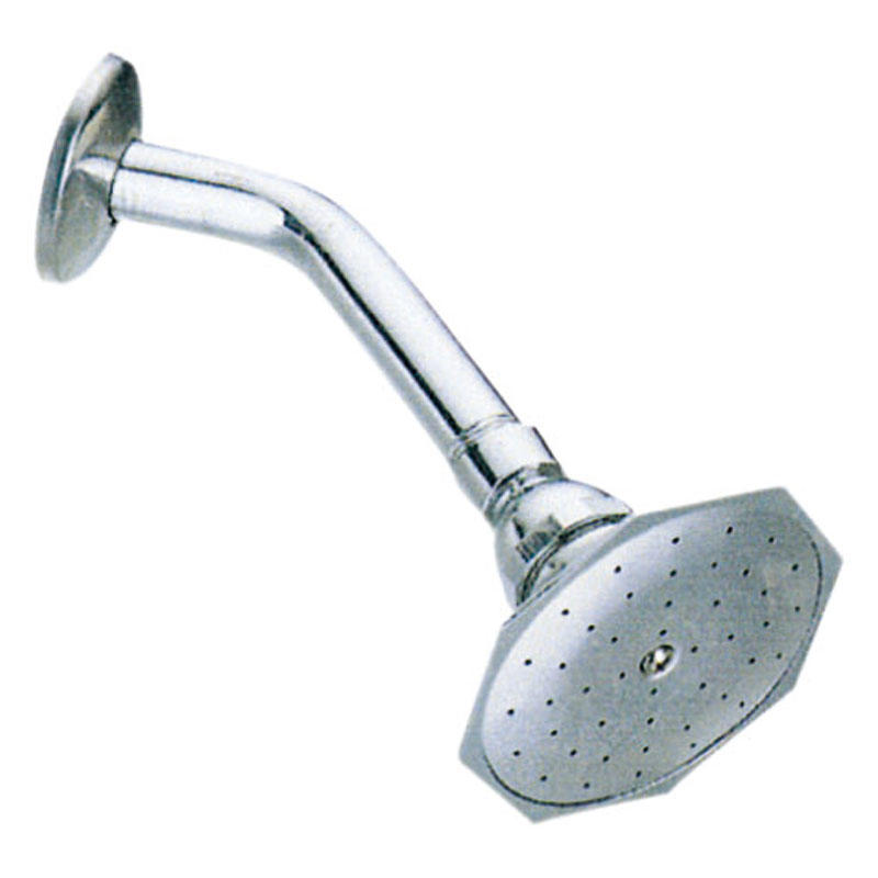 zinc shower head with  shower arm and flange P8501