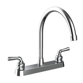 8' Two-Handle Kitchen Sink Faucet  Chrome Pl;ate F8272