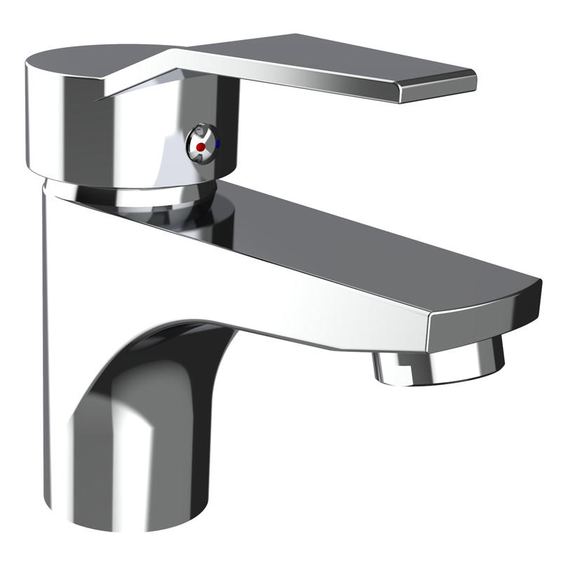Single handle wash basin mixer basin faucet chrome plate F4116