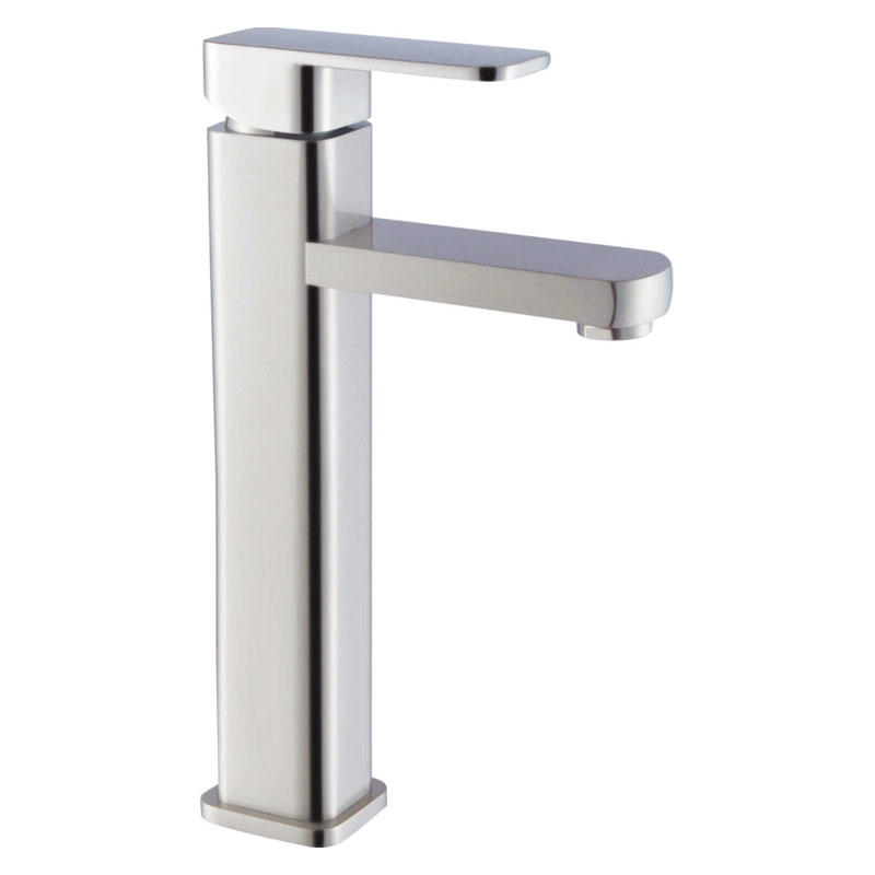 Single handle  basin faucet 35mm ceramic cartridge 30 cm height chrome plate F40207H