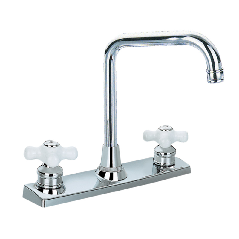 Hot and Cold Cupc Commercial Spring Pull Down Kitchen Sink Faucet Sale Black Cheap OEM  F8200H