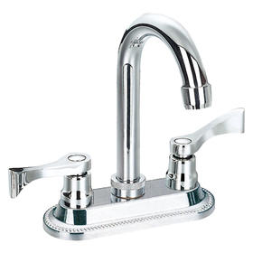 what should i do if the basin faucet is blocked and the water is slow?