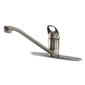 Single Handle Deck-Mounted Kitchen Faucet Chorme Plate Cupc NSF Lead Free F8108BN