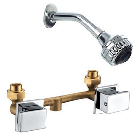 Luxury Black Matt color Exquisite European Style Waterfall Bathroom Taps Mixer Shower Faucet  F8237