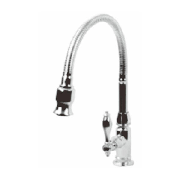 How to install the hot and cold two-control pull-out faucet?