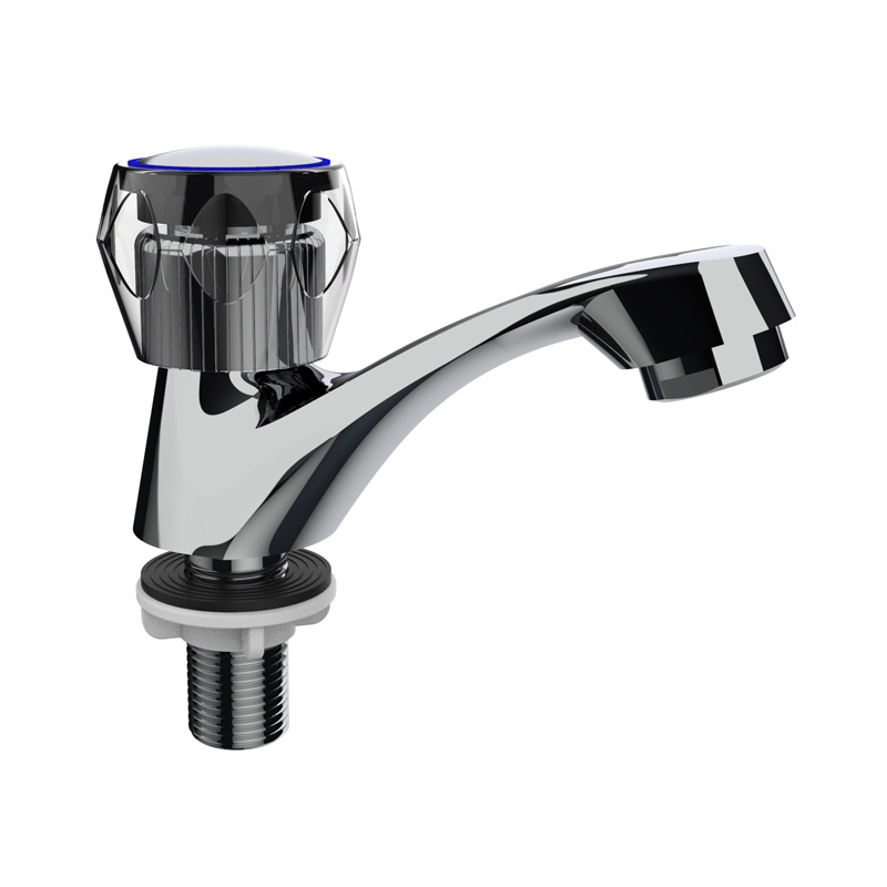 The elegant chill: embracing the tranquility of a cold basin faucet